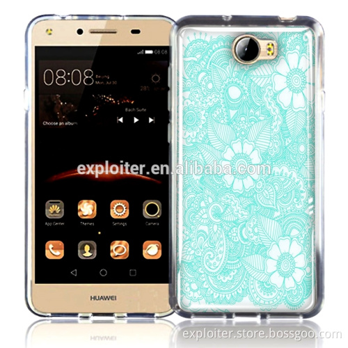 Promotional fashion ultra slim epoxy cell phone cover for huawei y5 ii back cover